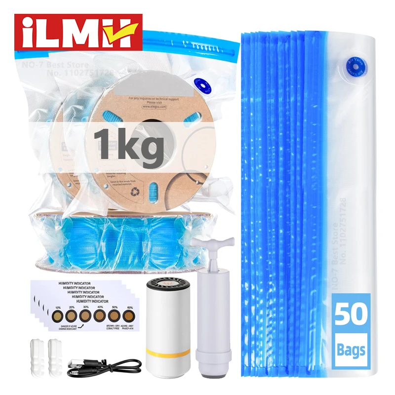 3D Printing Industry - 3D-Drucker-Filament-Vakuumbeutel mit wiederaufladbarer elektrischer USB-Luftpumpe, Vakuumabdichtung